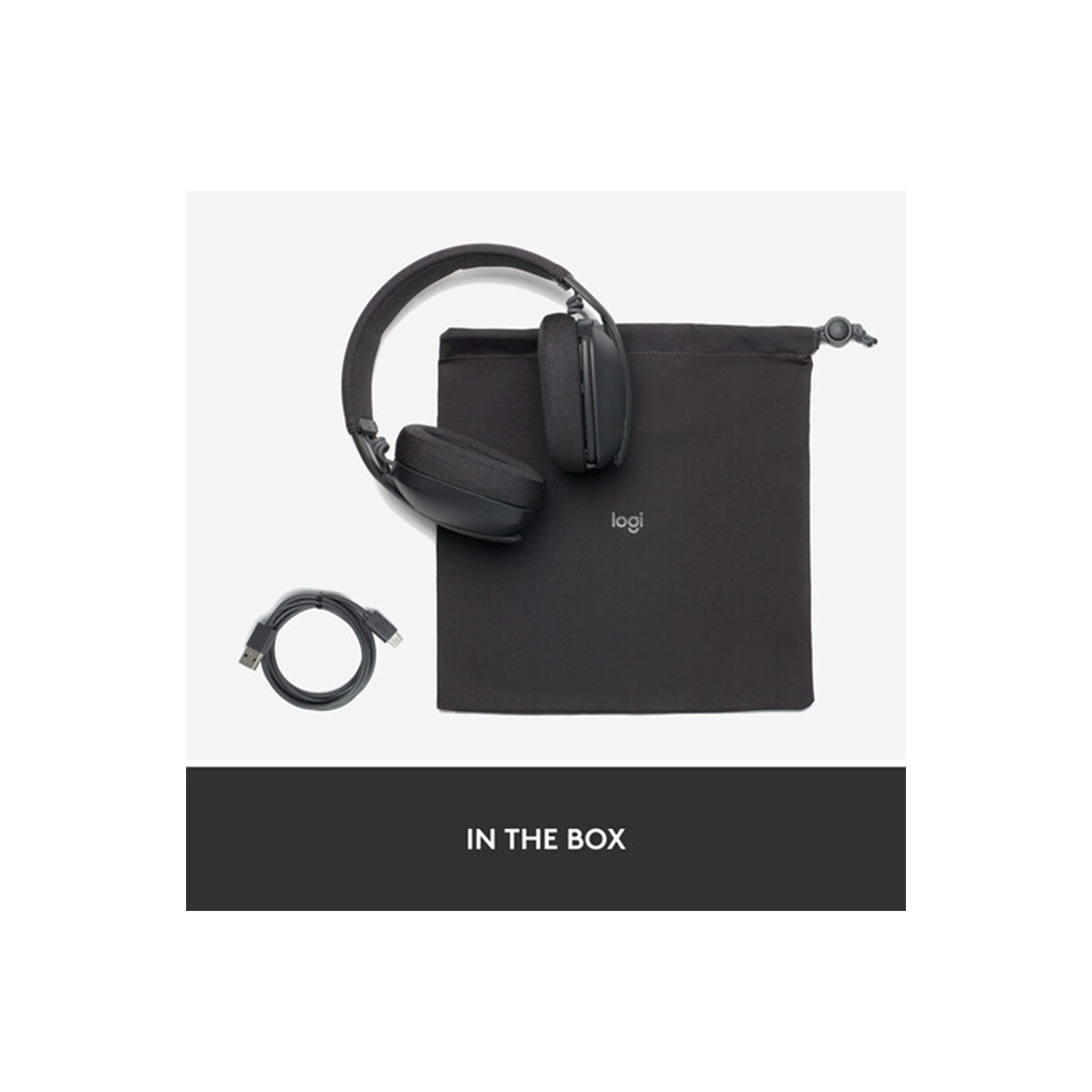 Logitech Zone Vibe 100 Wireless Headset - Graphite in Qatar Logitech Zone Vibe 100 Wireless Headset - Graphite in Qatar